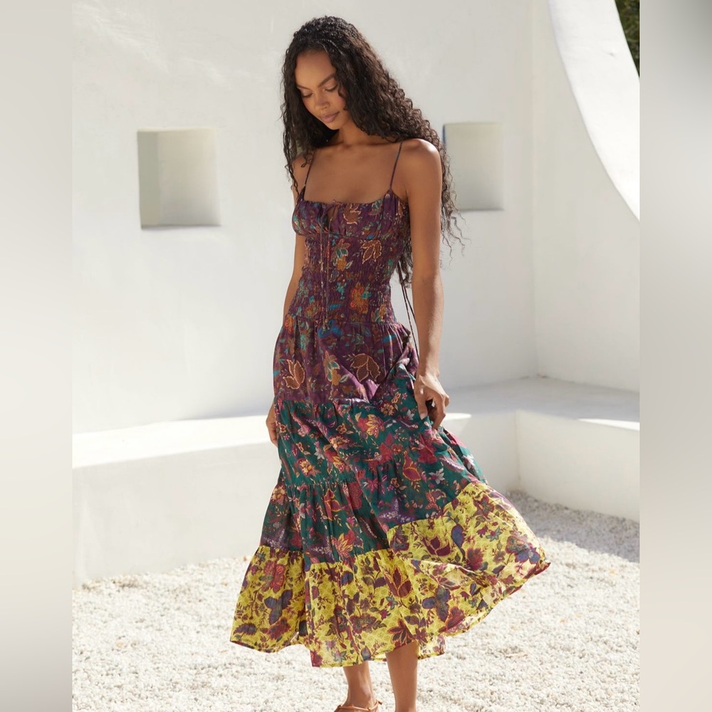 Smocked Drop-Waist Dress BNWT